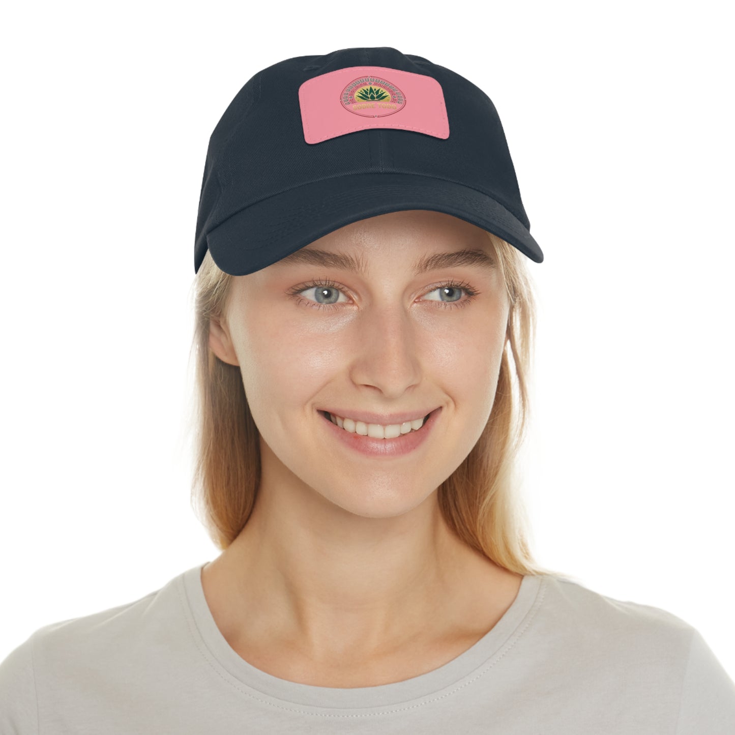 Sobre Todo - Dad Hat With Grey Leather Patch