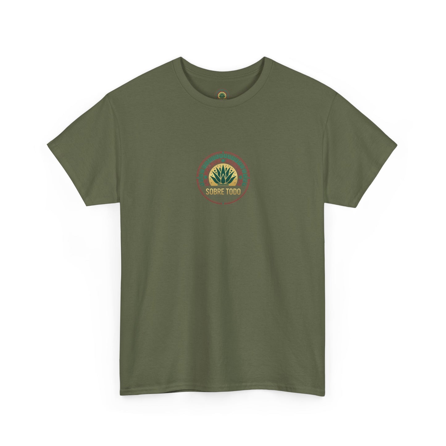 Sobre Todo - Mexican Heritage Unisex Heavy Cotton Tee, Casual Tee, Culture Shirt, Travel T-Shirt, Graphic Tee