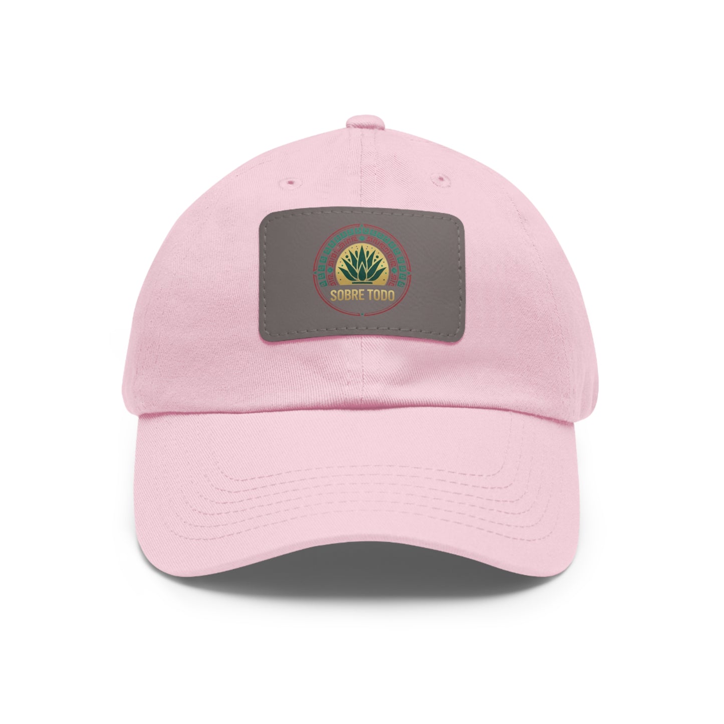 Sobre Todo - Dad Hat With Grey Leather Patch