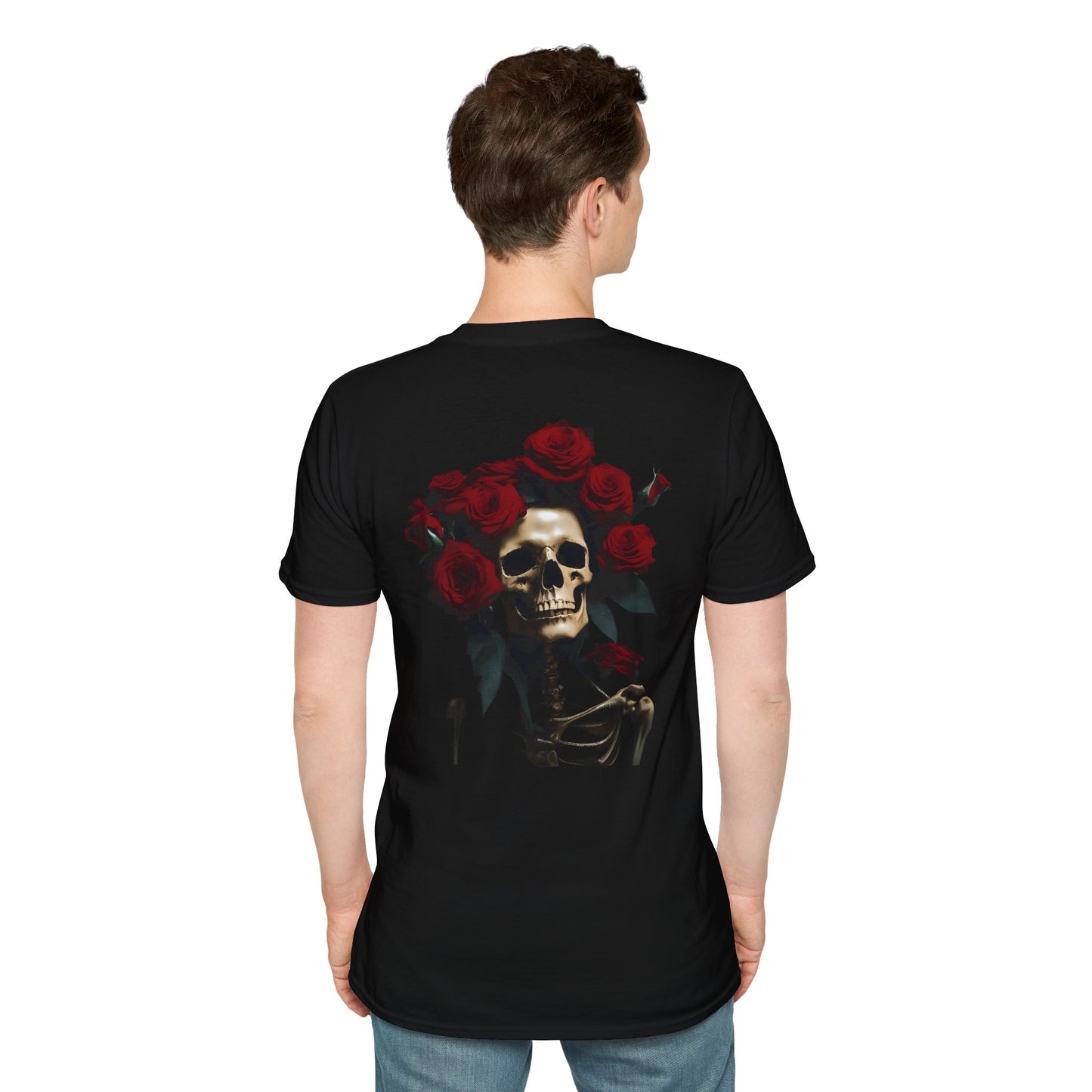 Sobre Todo - Skull Rose T-Shirt | Unisex Tee, Casual Wear, Halloween Gift, Unisex Apparel, Graphic Tee, Everyday Comfort
