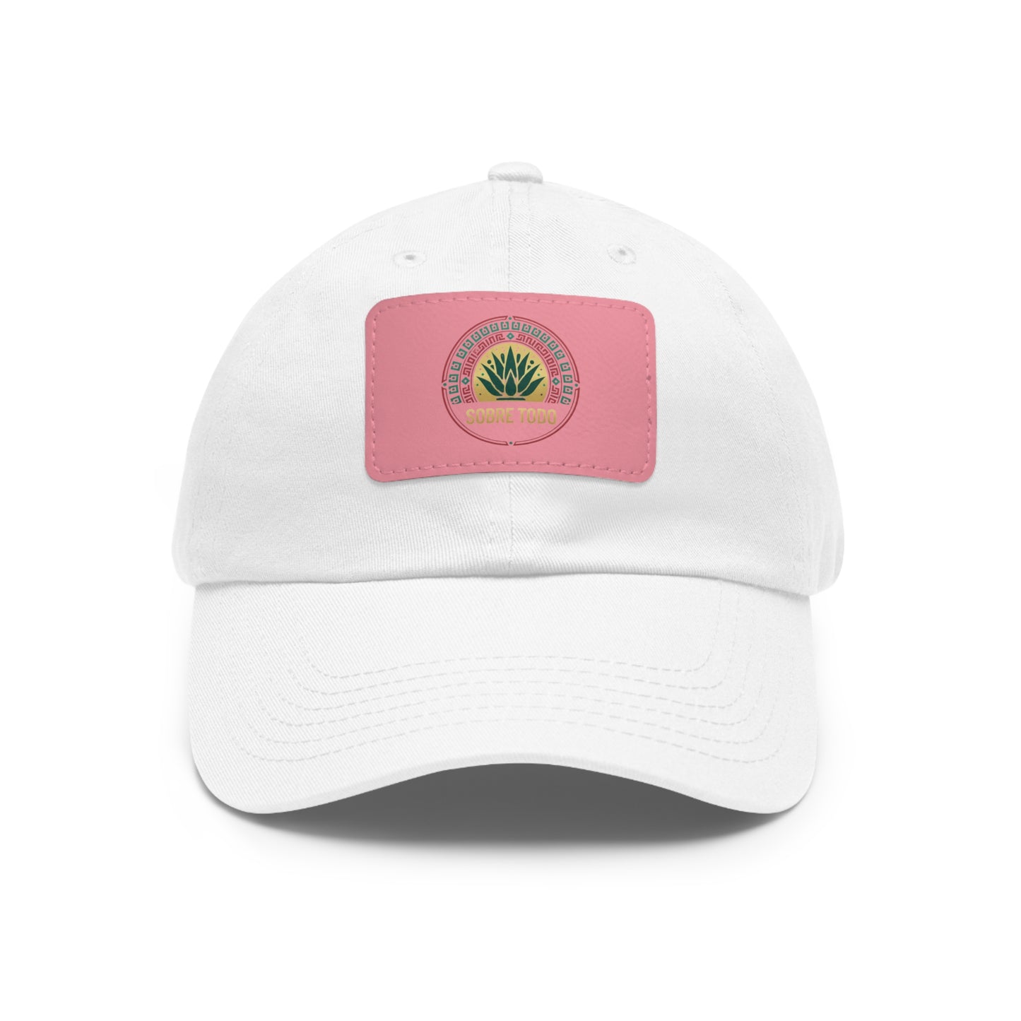 Sobre Todo - Dad Hat With Grey Leather Patch
