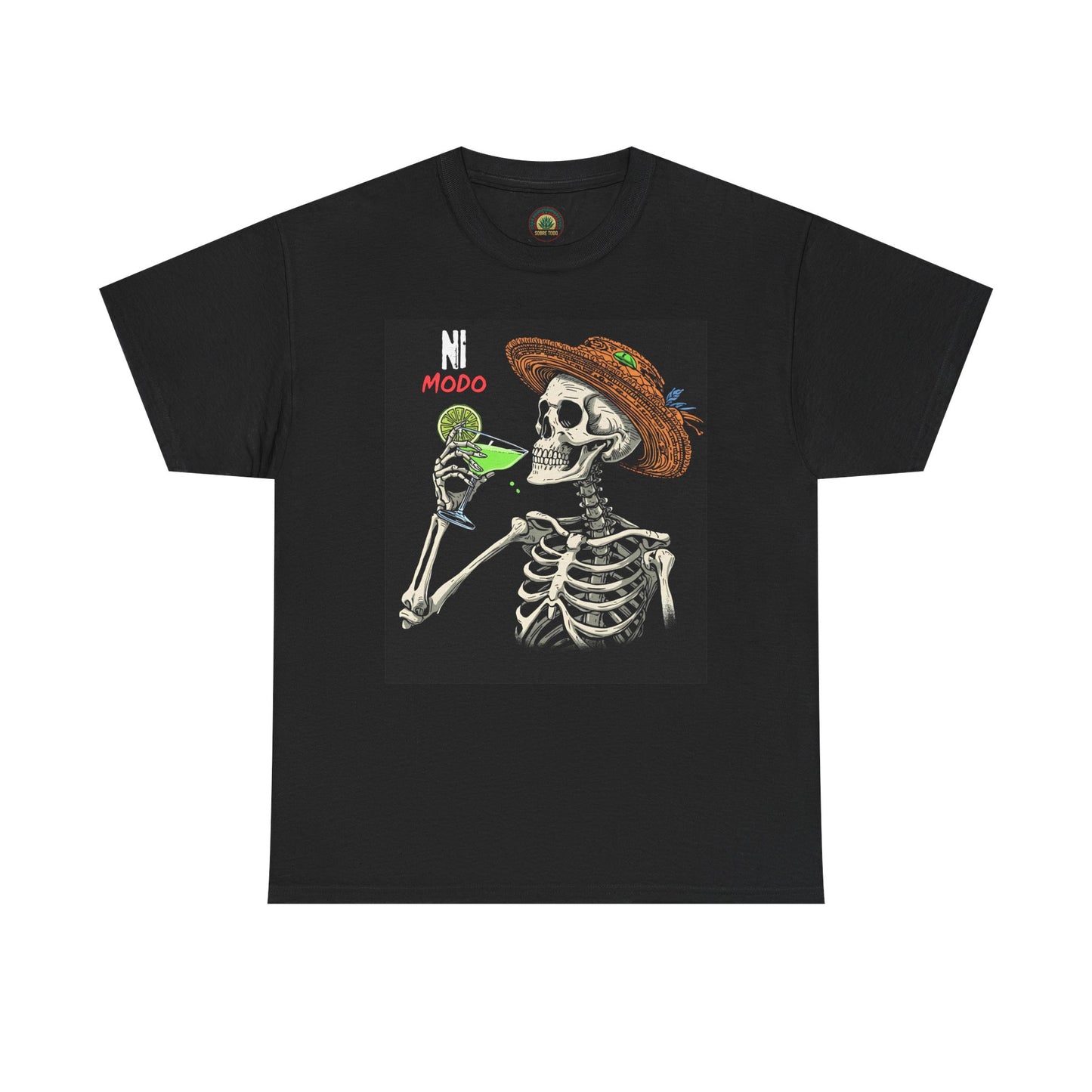 Sobre Todo - Skeleton Party Tee, Halloween Shirt, Unisex Skull T-Shirt, Fun Graphic Tee for Celebrations, Perfect for Day of the Dead