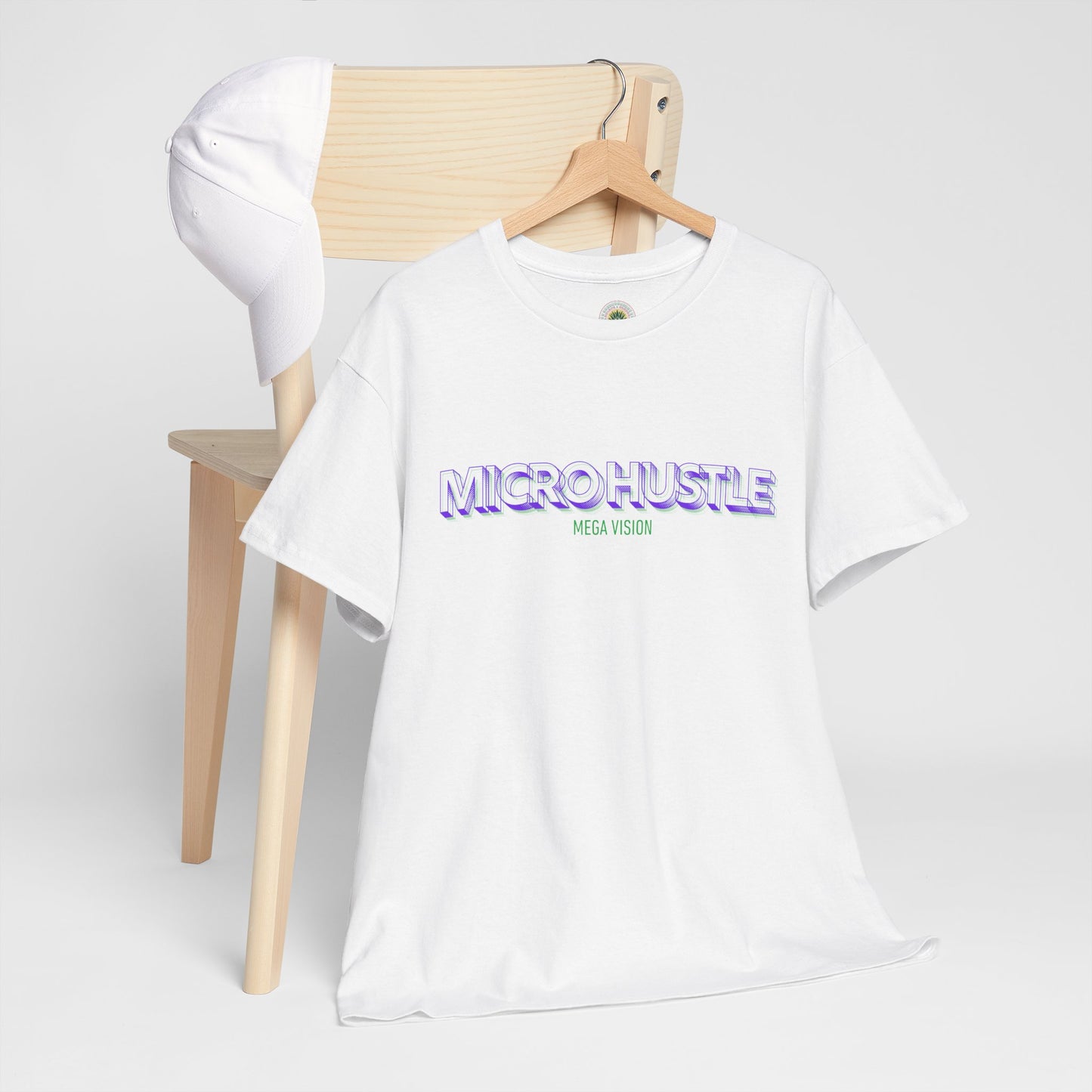 Sobre Todo - Micro Hustle. Mega Vision | Inspirational Shirt, Casual Wear, Gift for Entrepreneurs, Motivation Tee, Hustle Apparel