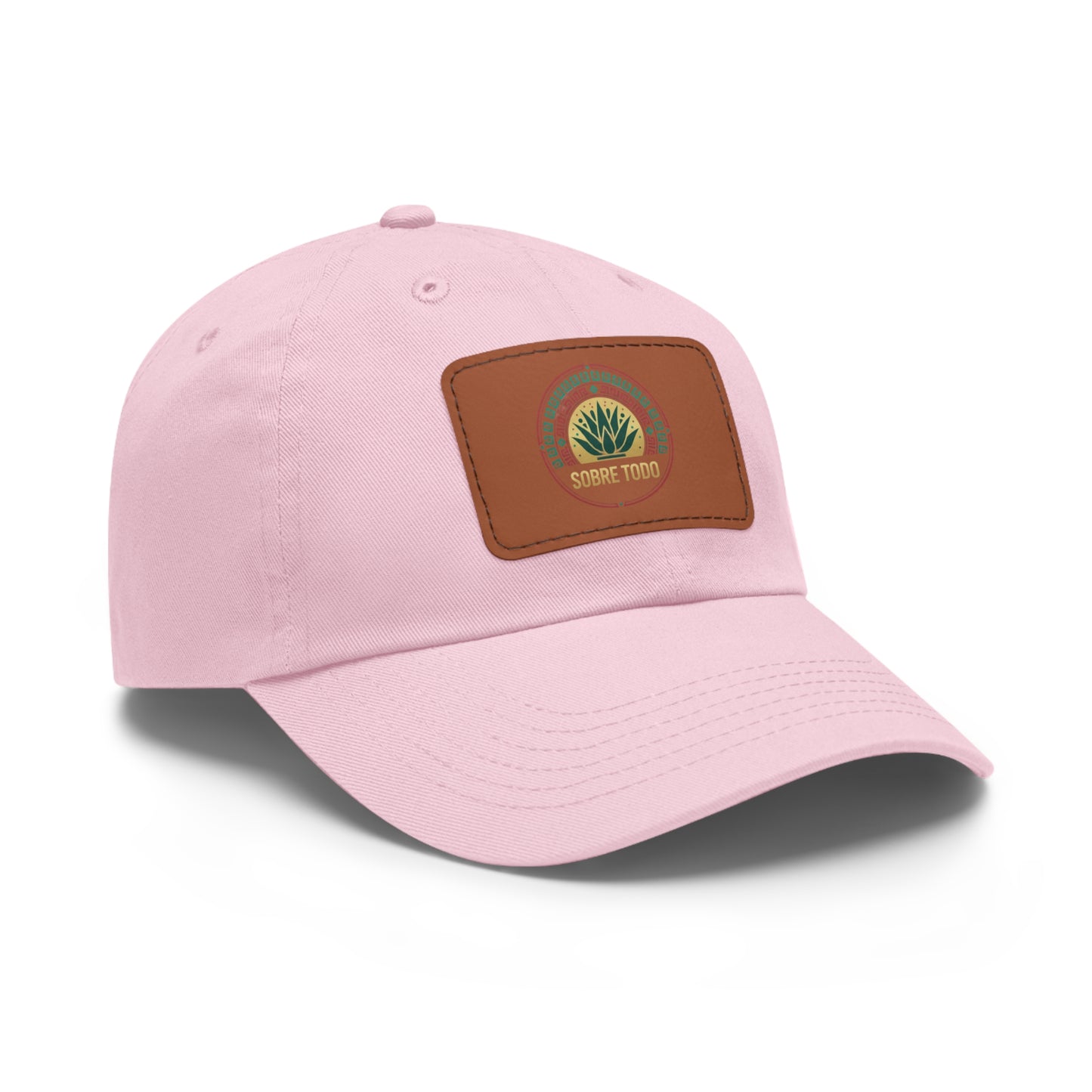 Sobre Todo - Dad Hat With Grey Leather Patch