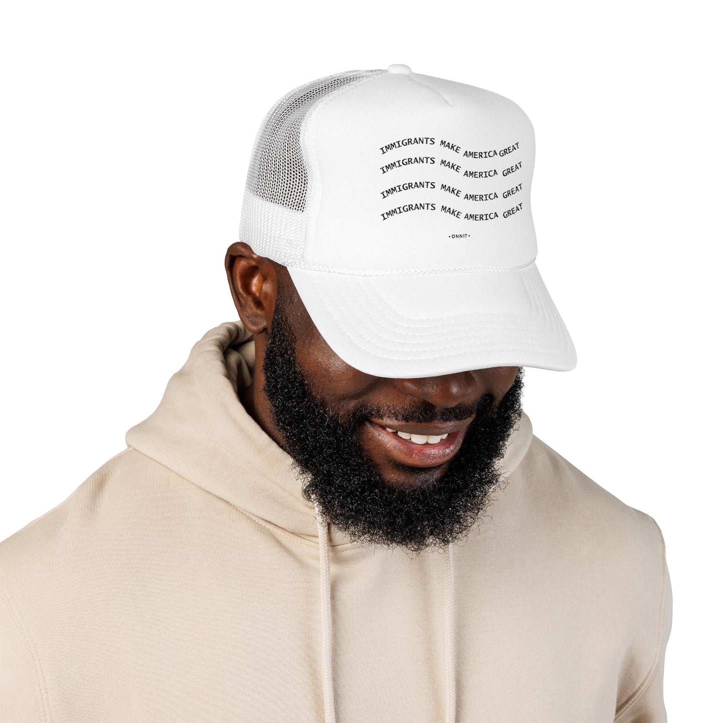 •ONNIT• Immigrants Make America Great | Trucker Hat