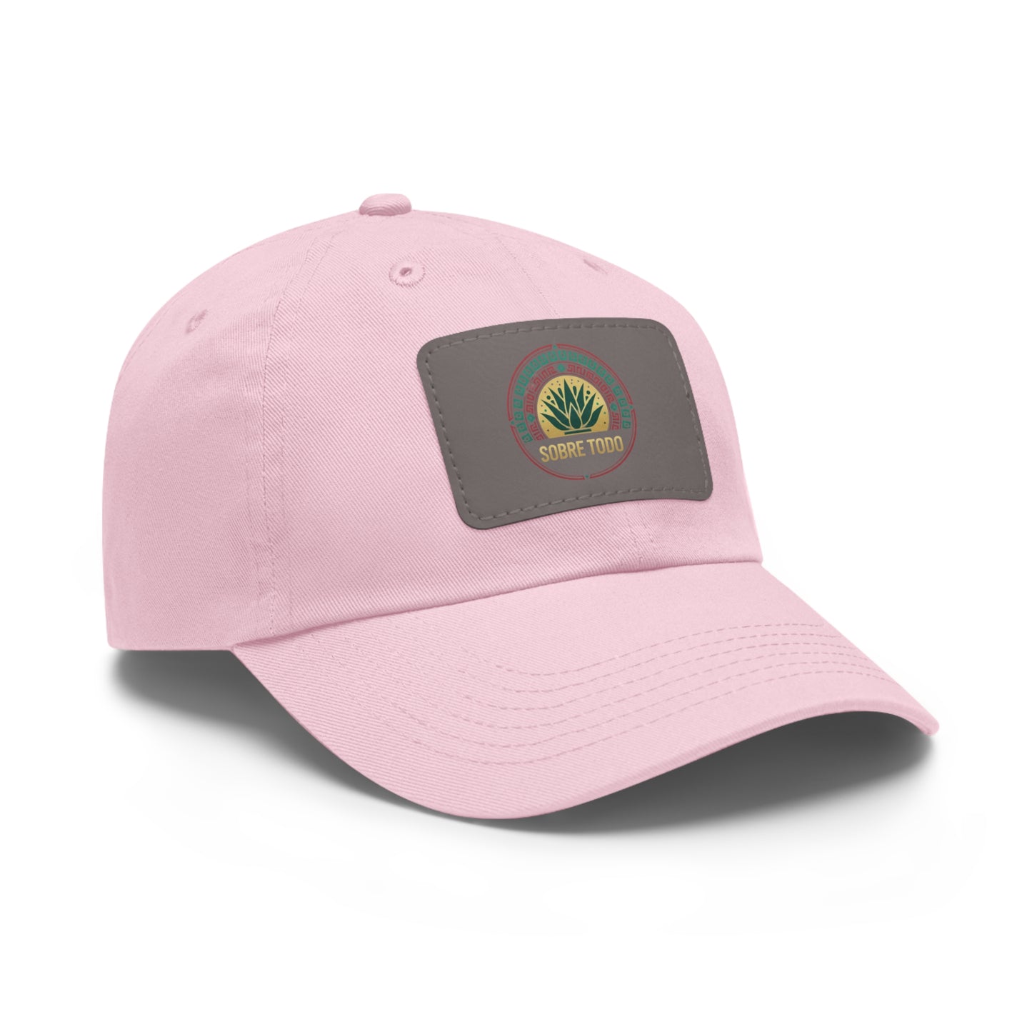 Sobre Todo - Dad Hat With Grey Leather Patch