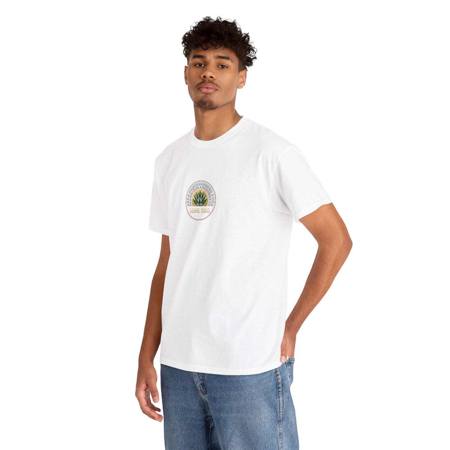 Sobre Todo - Mexican Heritage Unisex Heavy Cotton Tee, Casual Tee, Culture Shirt, Travel T-Shirt, Graphic Tee