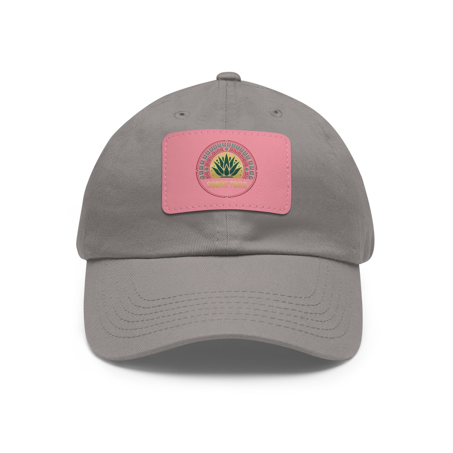 Sobre Todo - Dad Hat With Grey Leather Patch