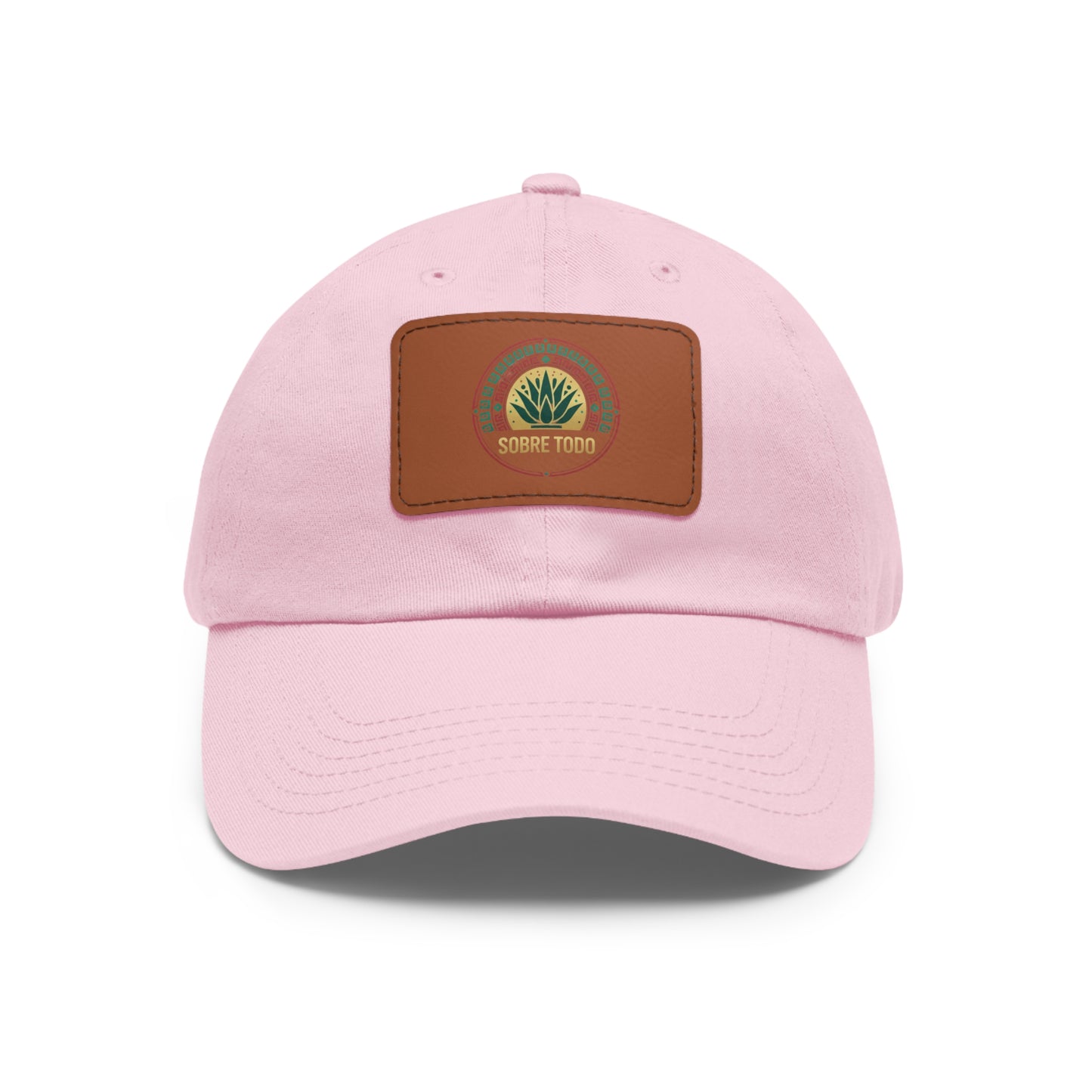 Sobre Todo - Dad Hat With Grey Leather Patch