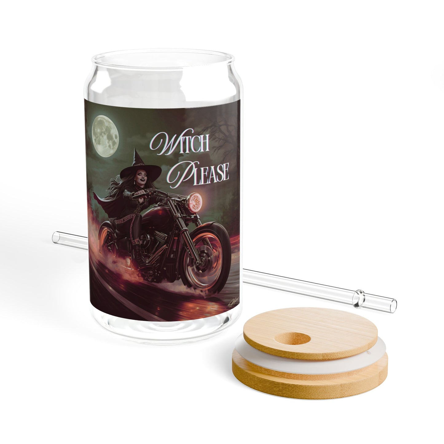 Sobre Todo - Witch Please Glass Sip Cup