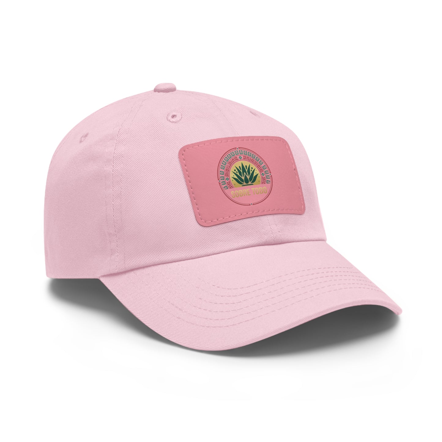 Sobre Todo - Dad Hat With Grey Leather Patch