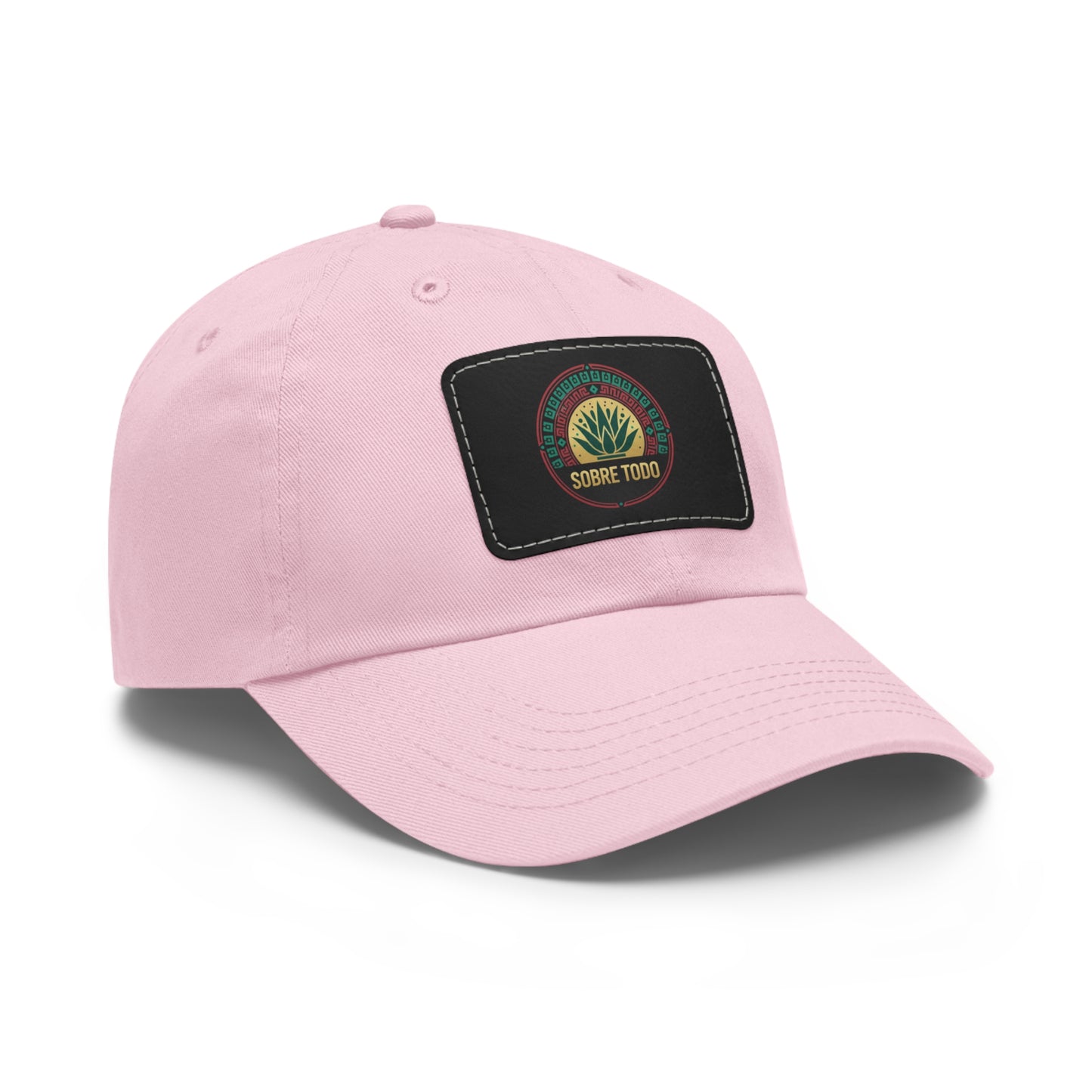 Sobre Todo - Dad Hat With Grey Leather Patch