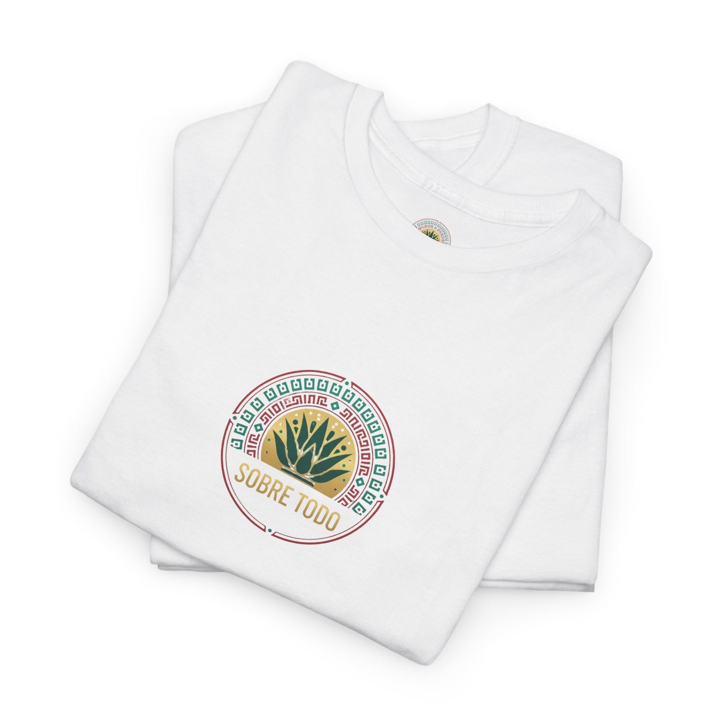 Sobre Todo - Mexican Heritage Unisex Heavy Cotton Tee, Casual Tee, Culture Shirt, Travel T-Shirt, Graphic Tee