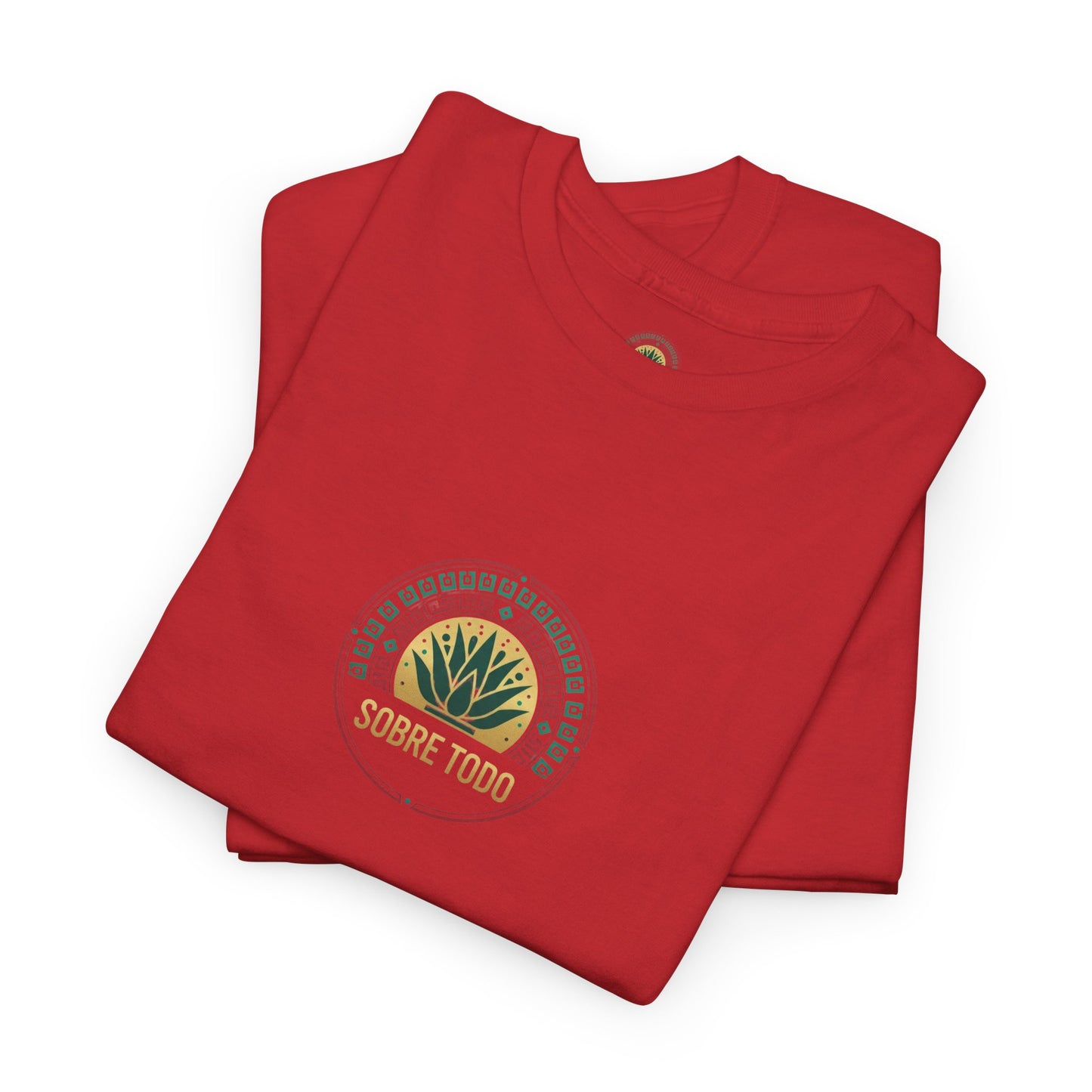 Sobre Todo - Mexican Heritage Unisex Heavy Cotton Tee, Casual Tee, Culture Shirt, Travel T-Shirt, Graphic Tee