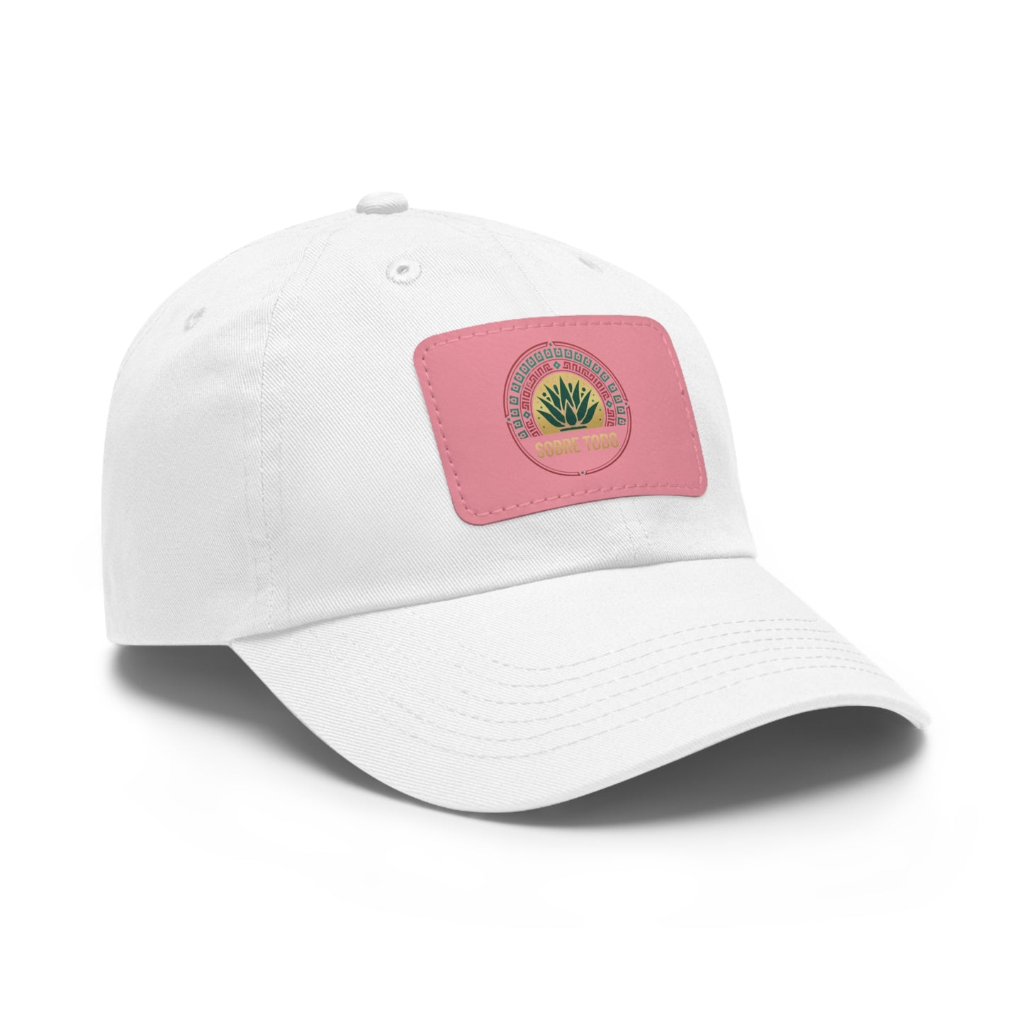 Sobre Todo - Dad Hat With Grey Leather Patch