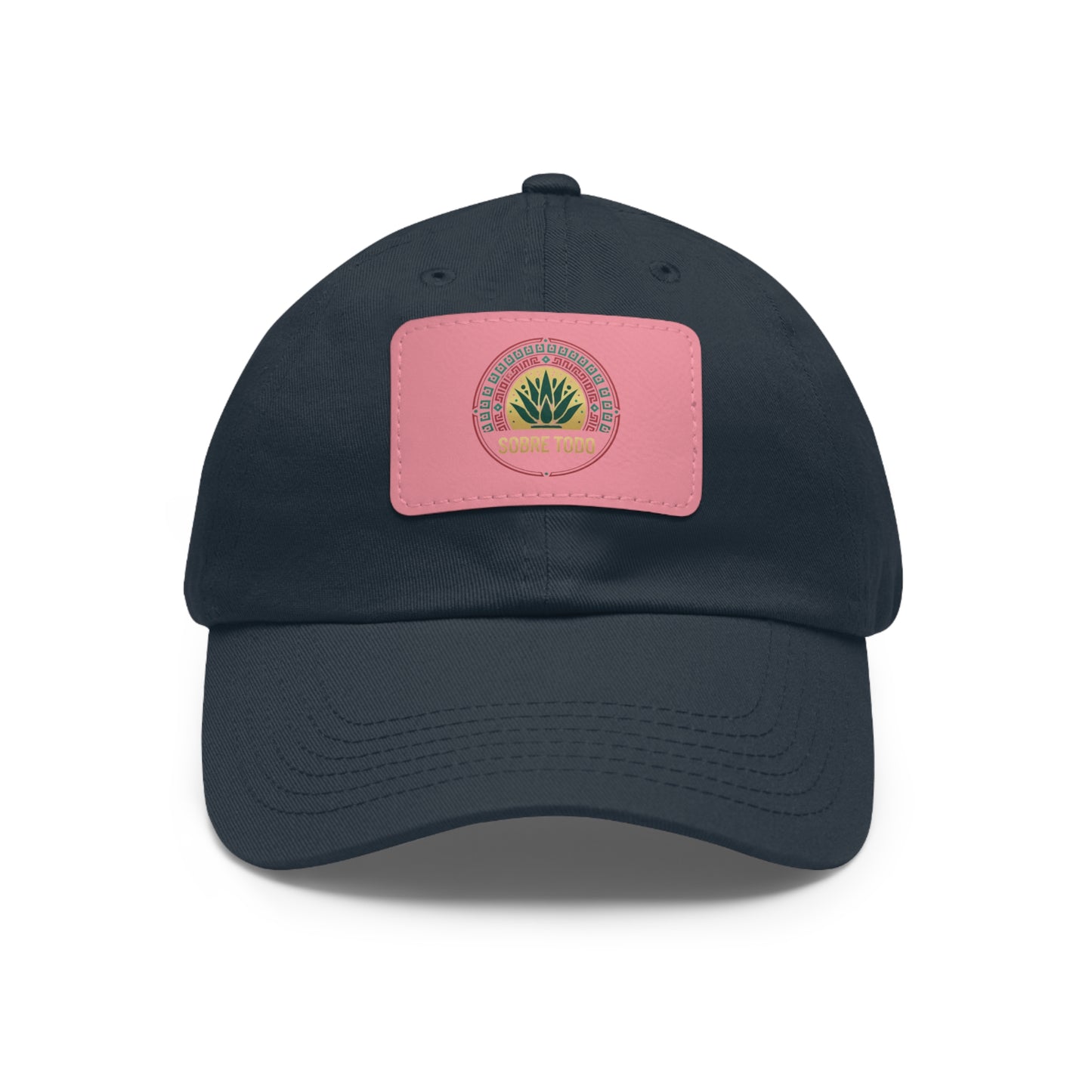 Sobre Todo - Dad Hat With Grey Leather Patch
