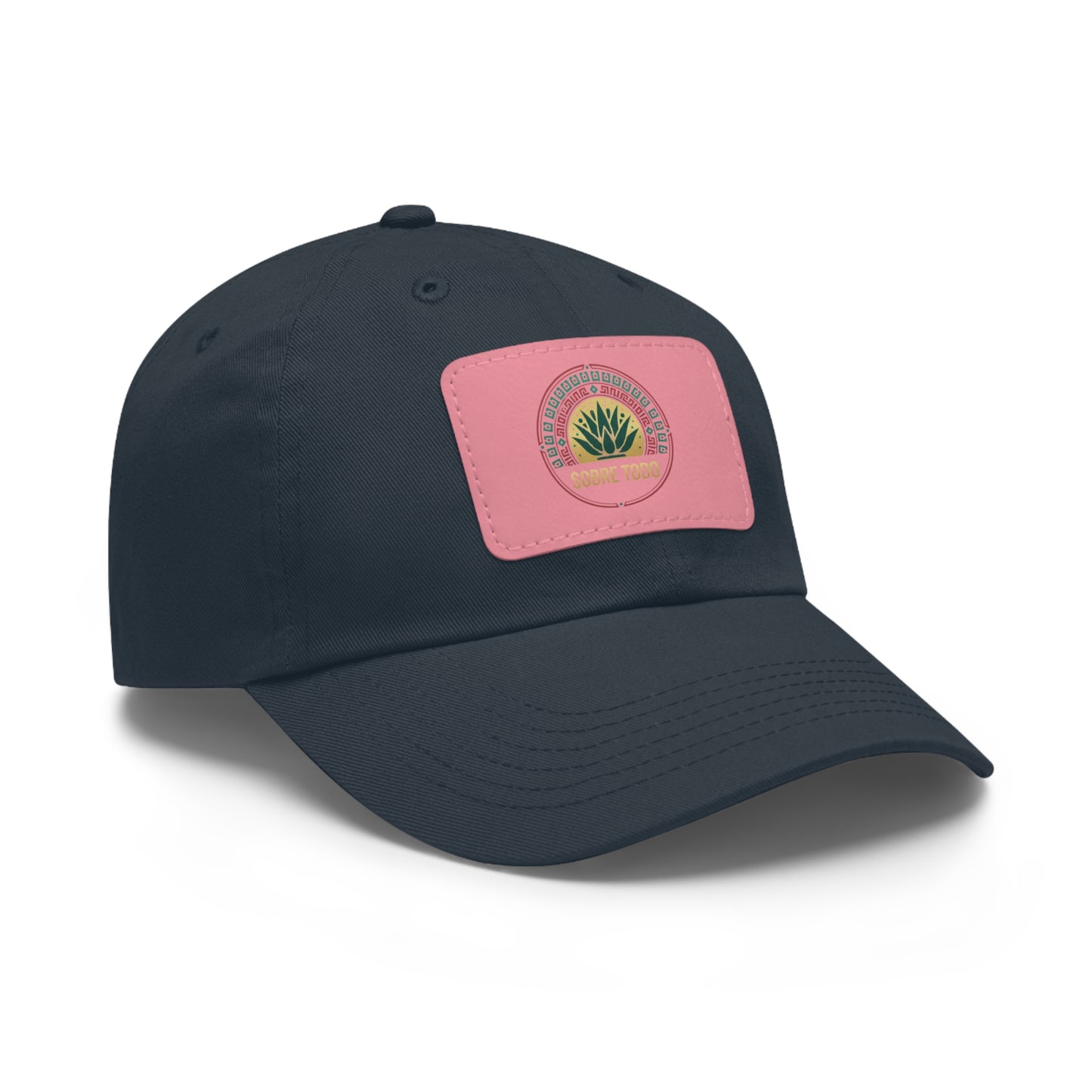 Sobre Todo - Dad Hat With Grey Leather Patch