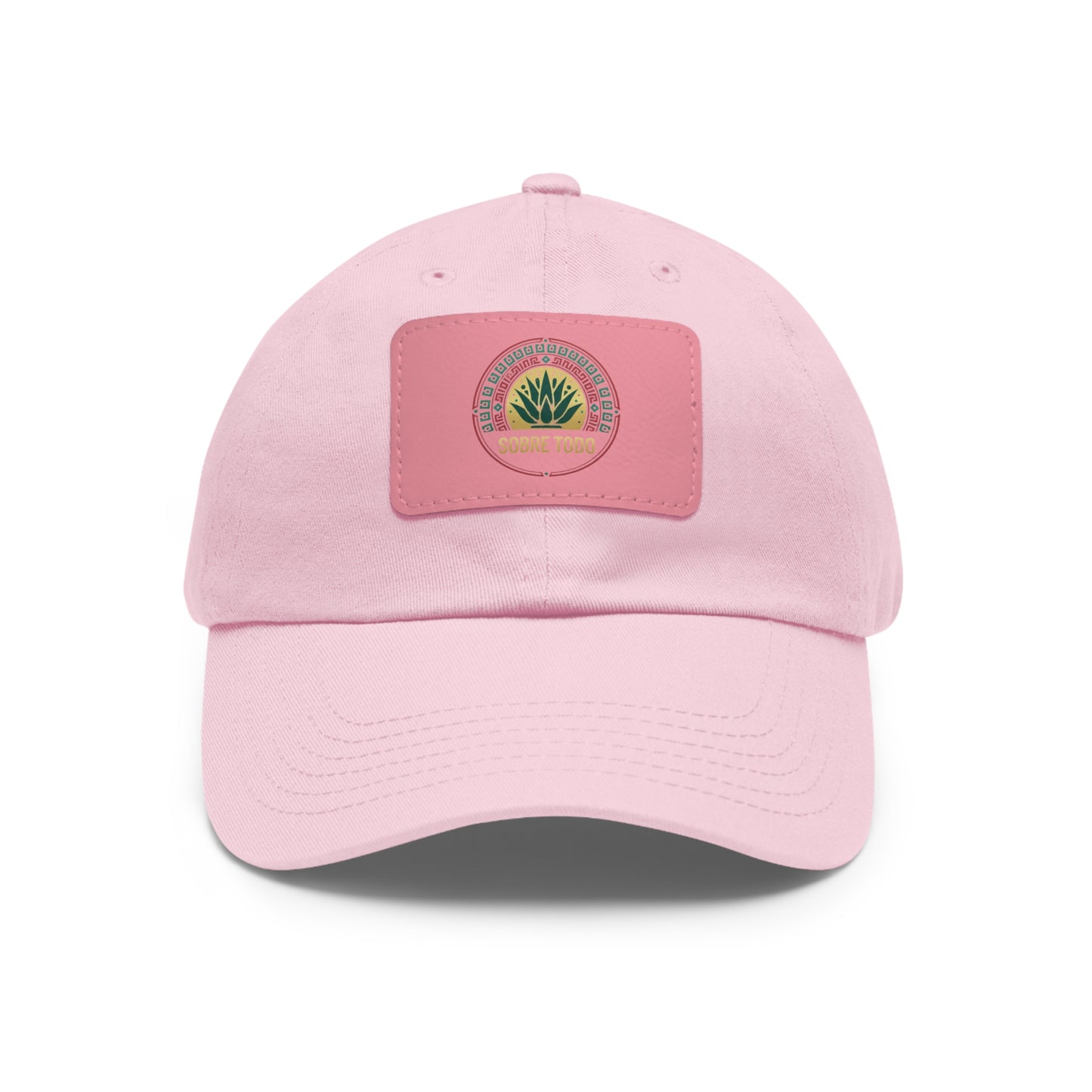 Sobre Todo - Dad Hat With Grey Leather Patch