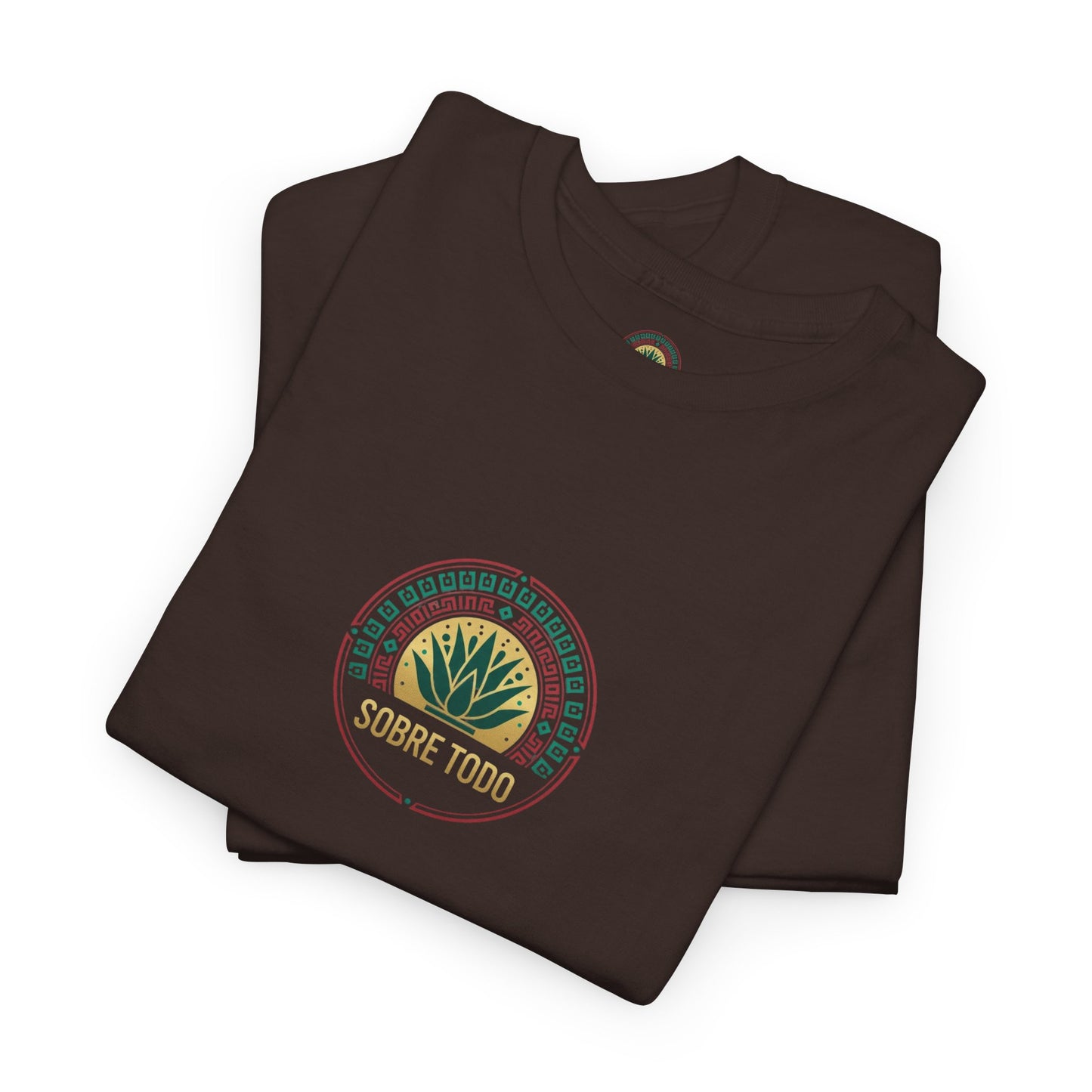 Sobre Todo - Mexican Heritage Unisex Heavy Cotton Tee, Casual Tee, Culture Shirt, Travel T-Shirt, Graphic Tee