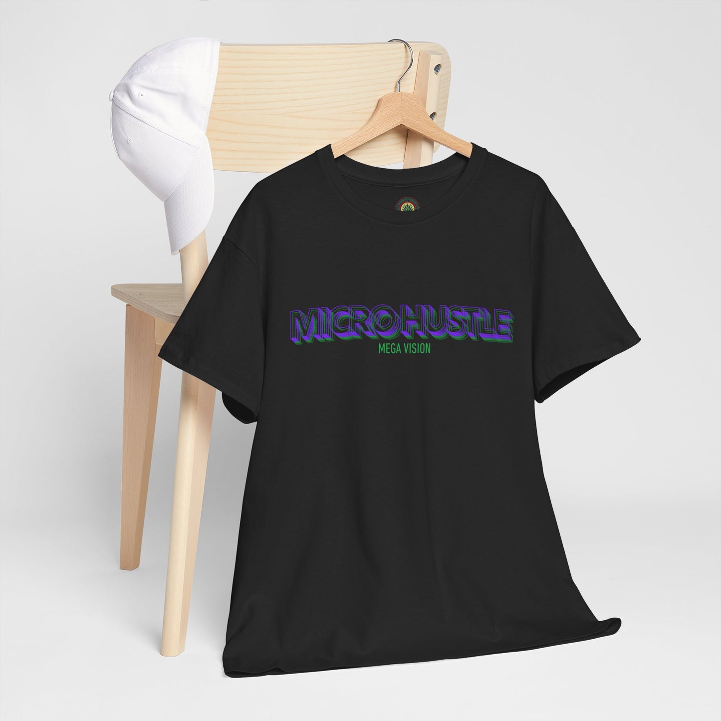 Sobre Todo - Micro Hustle. Mega Vision | Inspirational Shirt, Casual Wear, Gift for Entrepreneurs, Motivation Tee, Hustle Apparel