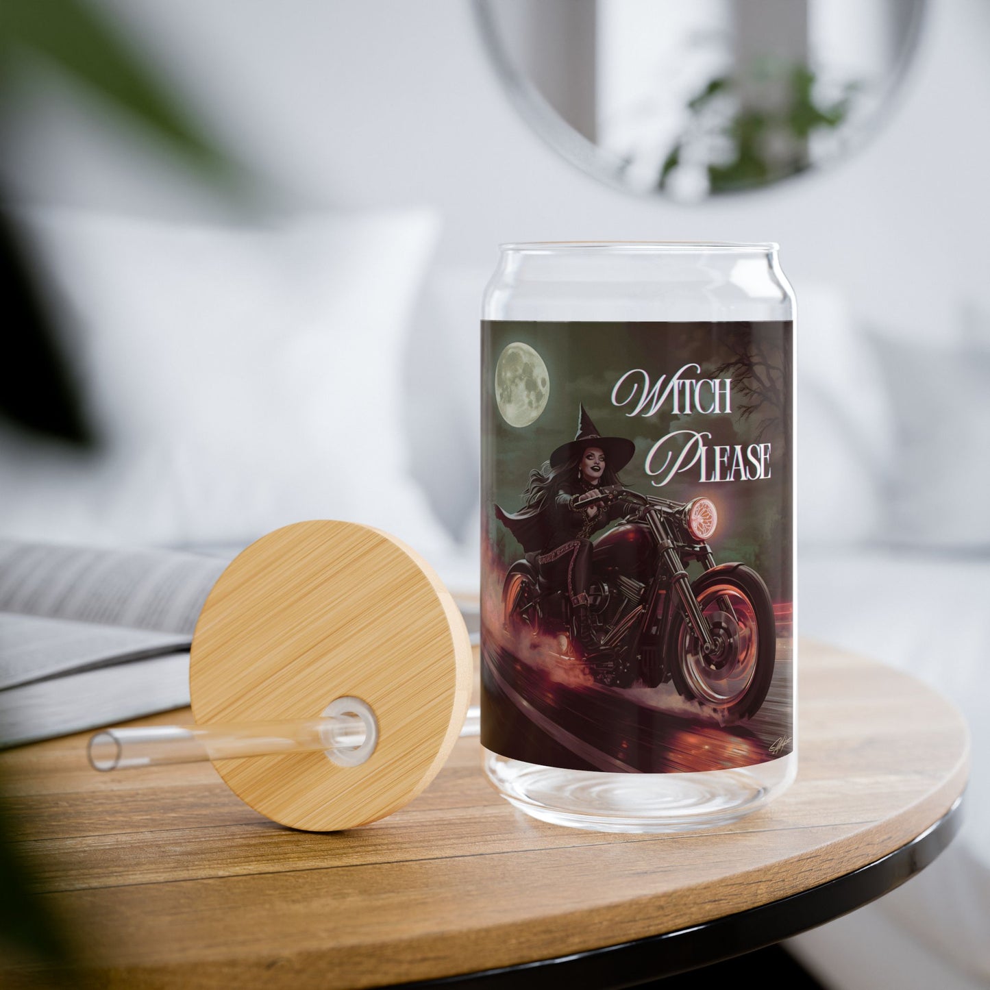 Sobre Todo - Witch Please Glass Sip Cup