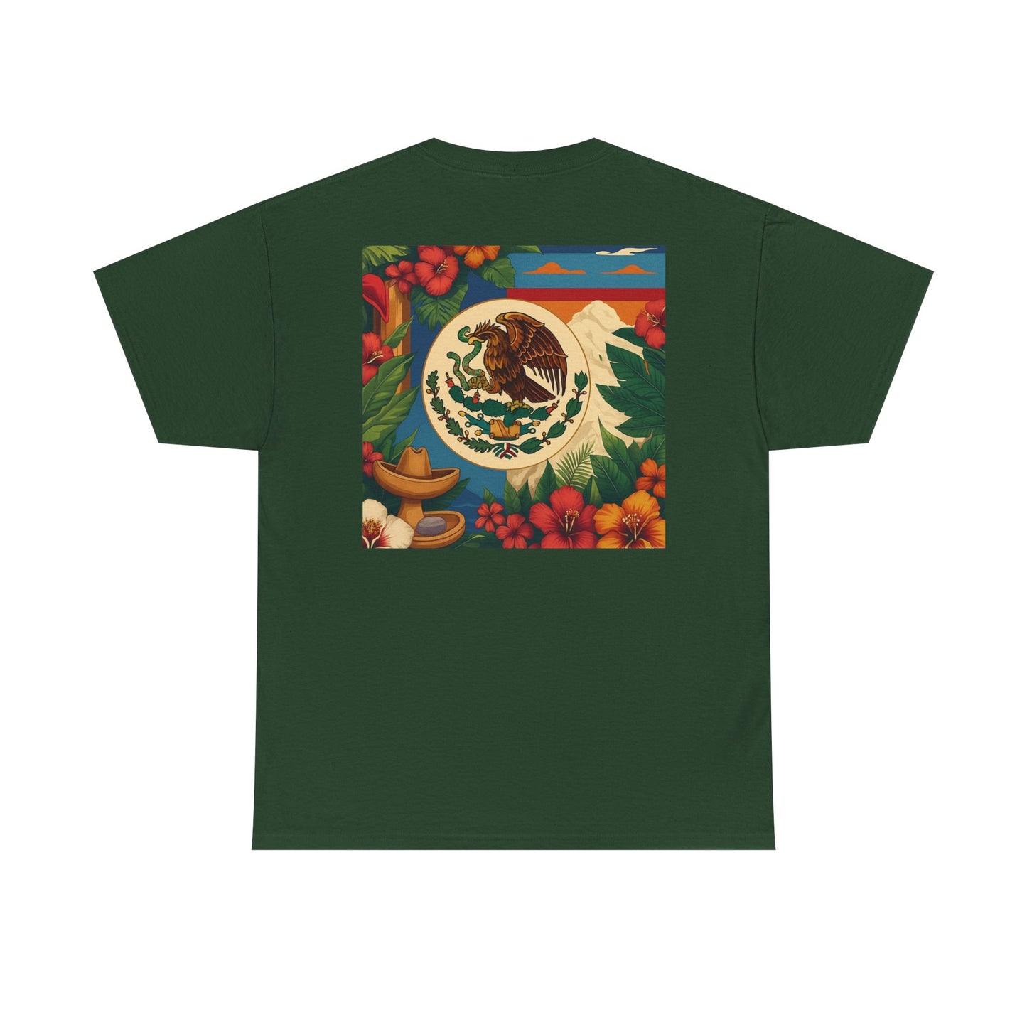 Sobre Todo - Mexican Heritage Unisex Heavy Cotton Tee, Casual Tee, Culture Shirt, Travel T-Shirt, Graphic Tee