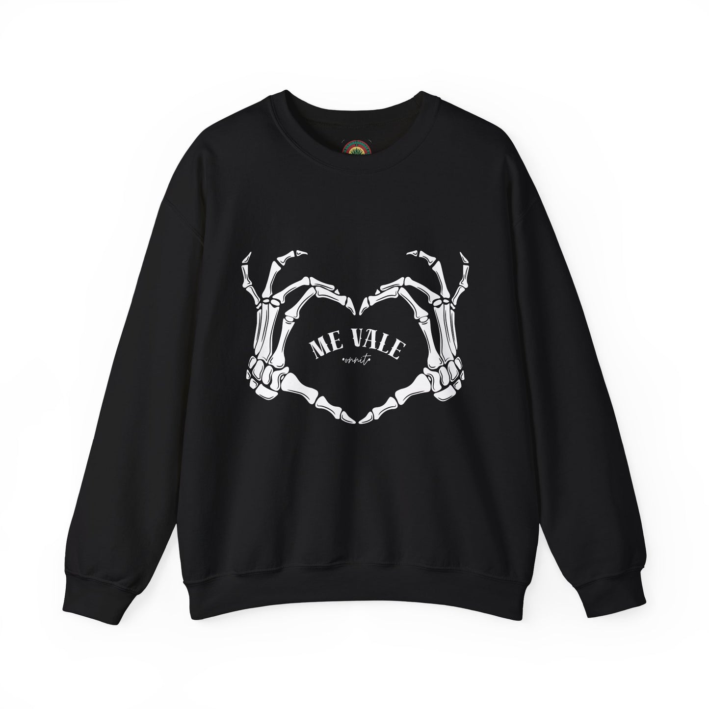 Sobre Todo - Me Vale Crewneck | Unisex Graphic Sweatshirt