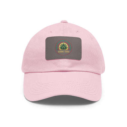 Sobre Todo - Dad Hat With Grey Leather Patch