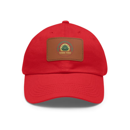 Sobre Todo - Dad Hat With Grey Leather Patch