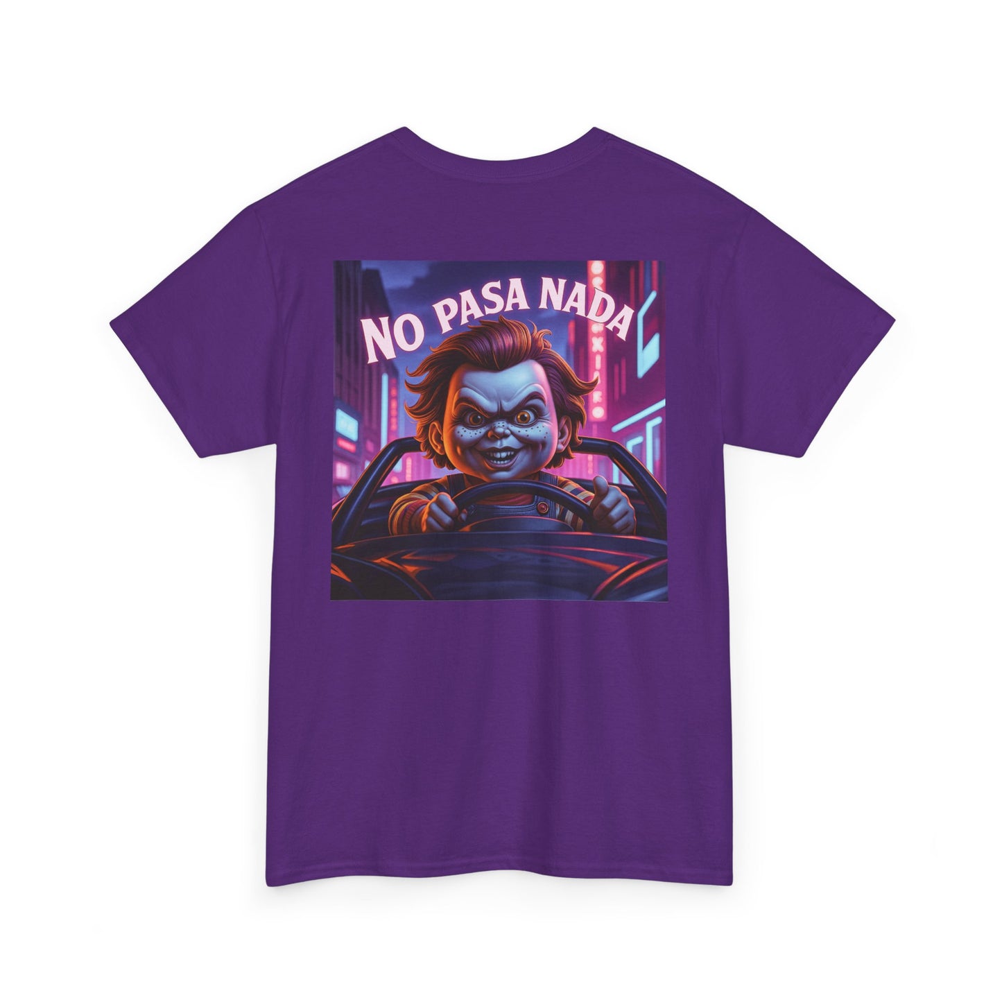 Sobre Todo - No Pasa Nada Chucky Graphic - Unisex Heavy Cotton T-Shirt