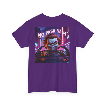Sobre Todo - No Pasa Nada Chucky Graphic - Unisex Heavy Cotton T-Shirt
