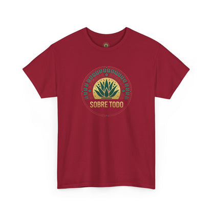 Sobre Todo - Onnit Logo "Dig Deep, Sin Rajar" - Unisex Heavy Cotton Tee, Casual Wear, Fitness Apparel,Everyday Comfort