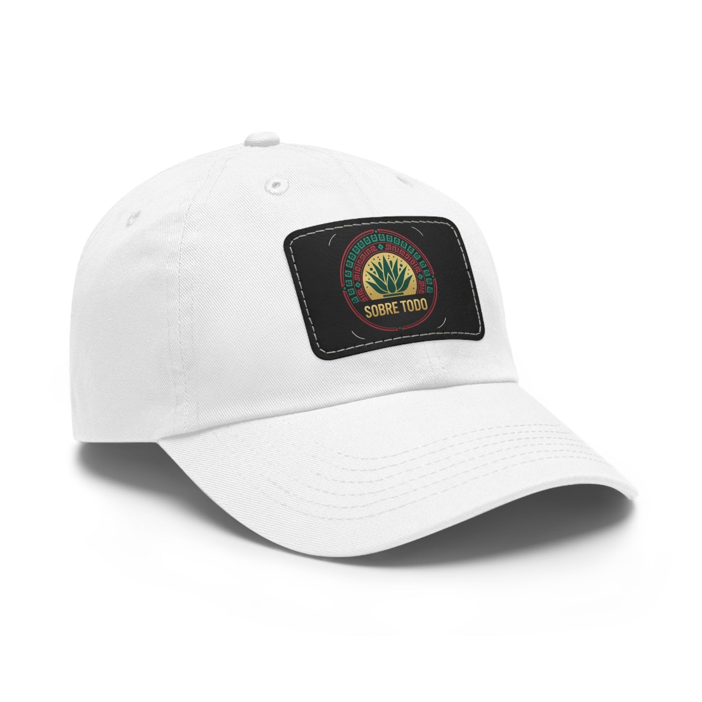 Sobre Todo - Dad Hat With Grey Leather Patch