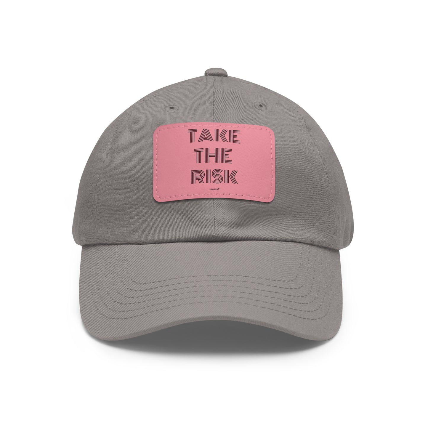 •ONNIT• - Take The Risk – Bold Streetwear Snapback Hat | Stylish Dad Hat with Leather Patch