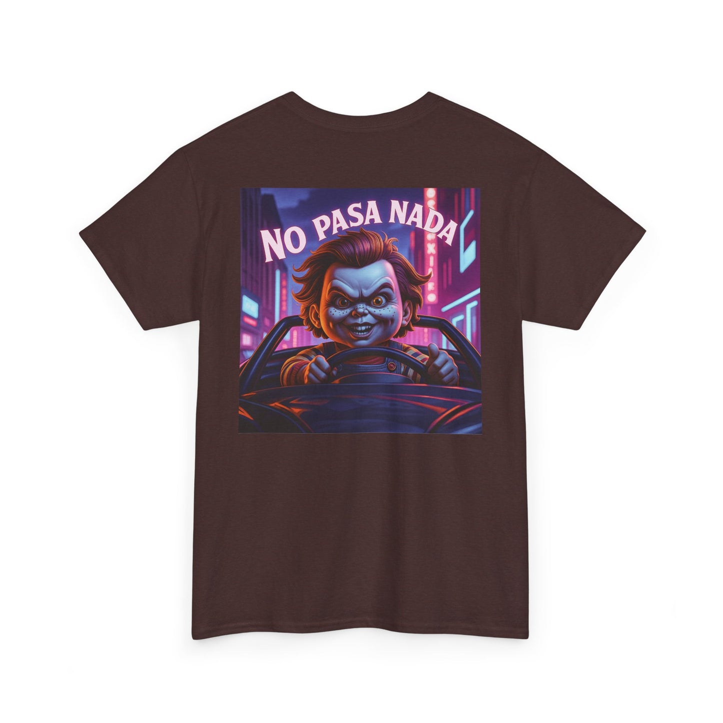 Sobre Todo - No Pasa Nada Chucky Graphic - Unisex Heavy Cotton T-Shirt