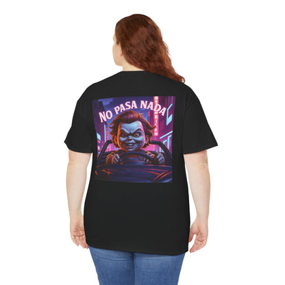 Sobre Todo - No Pasa Nada Chucky Graphic - Unisex Heavy Cotton T-Shirt