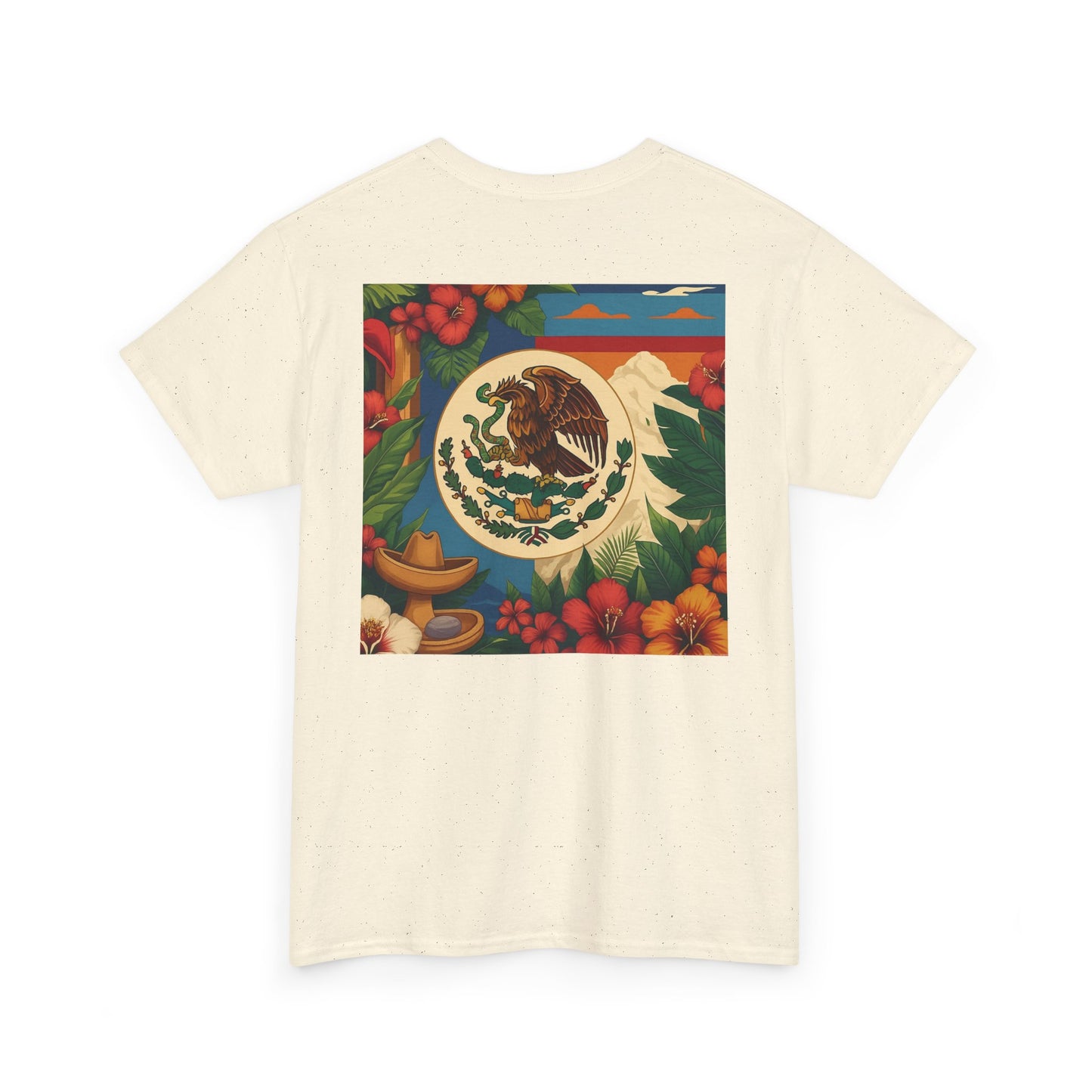 Sobre Todo - Mexican Heritage Unisex Heavy Cotton Tee, Casual Tee, Culture Shirt, Travel T-Shirt, Graphic Tee