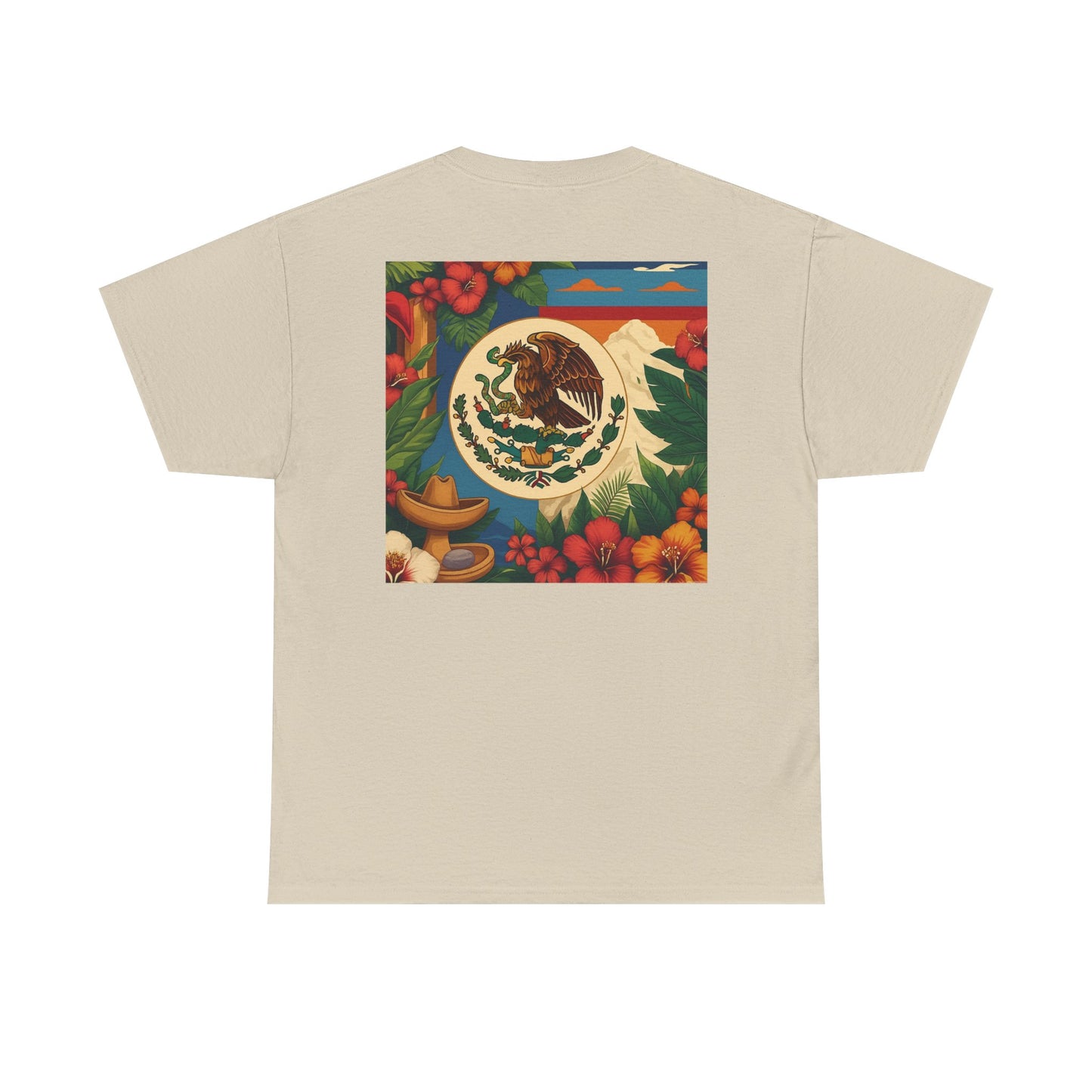 Sobre Todo - Mexican Heritage Unisex Heavy Cotton Tee, Casual Tee, Culture Shirt, Travel T-Shirt, Graphic Tee