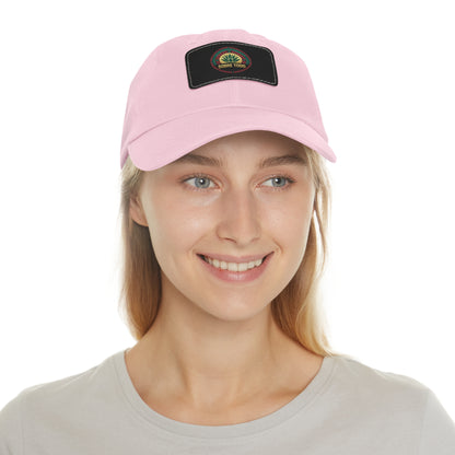 Sobre Todo - Dad Hat With Grey Leather Patch