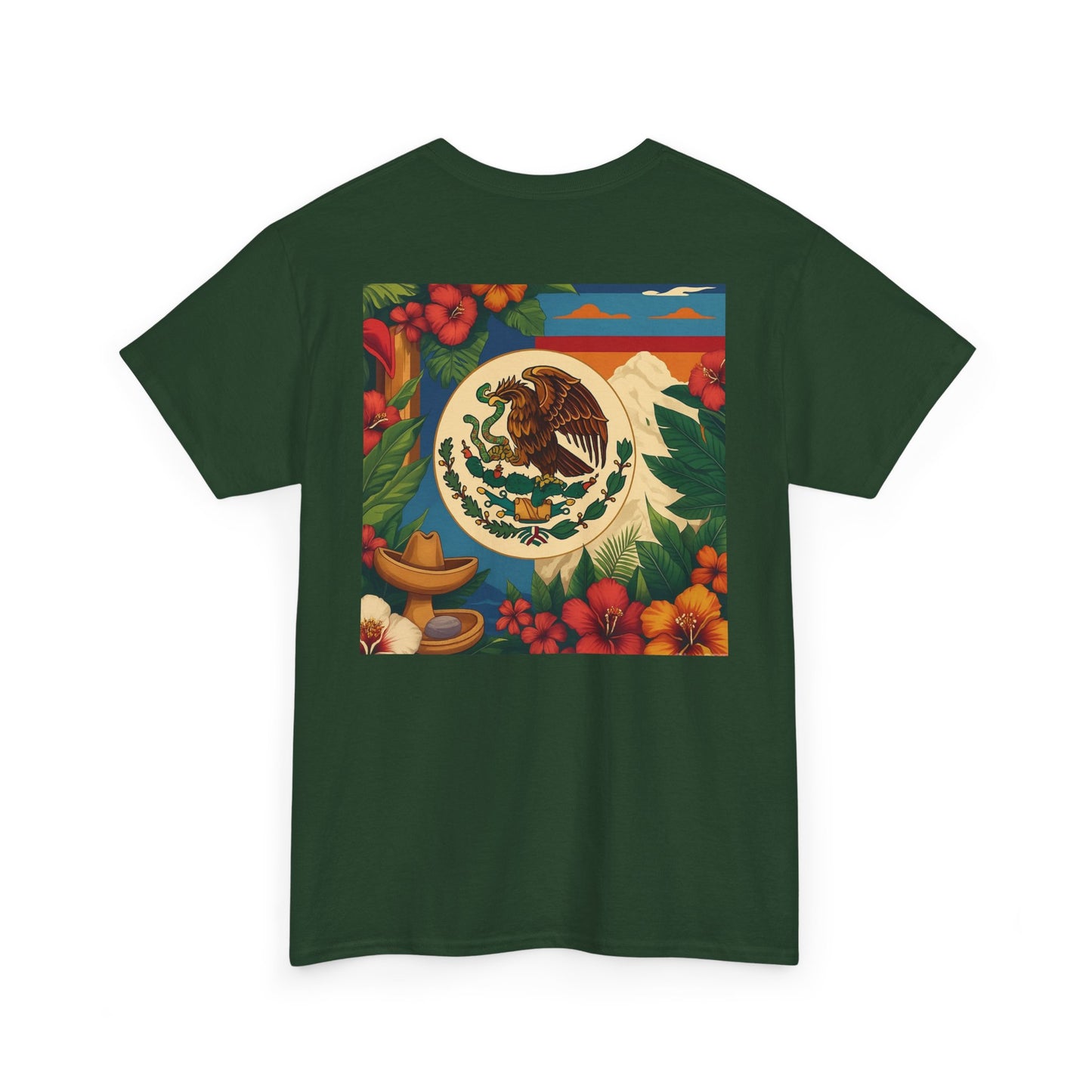 Sobre Todo - Mexican Heritage Unisex Heavy Cotton Tee, Casual Tee, Culture Shirt, Travel T-Shirt, Graphic Tee
