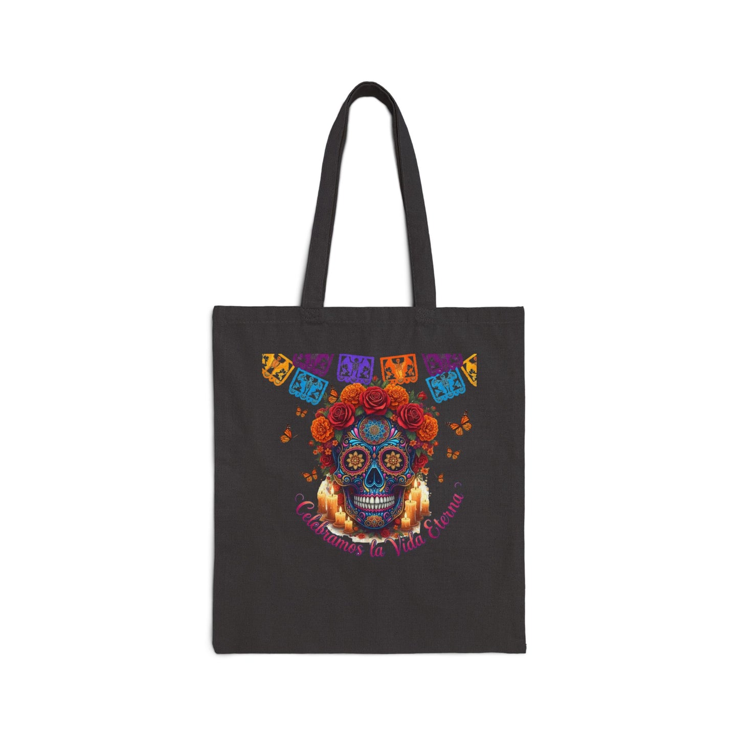 Sobre Todo - Celebramos la Vida Eterna Cotton Canvas Tote Bag