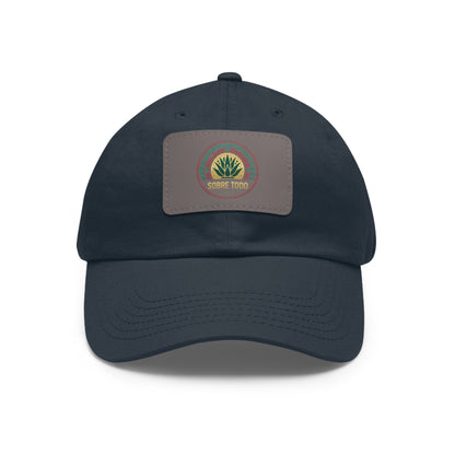 Sobre Todo - Dad Hat With Grey Leather Patch
