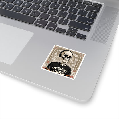 SF Skater Bones – San Francisco Skeleton Sticker