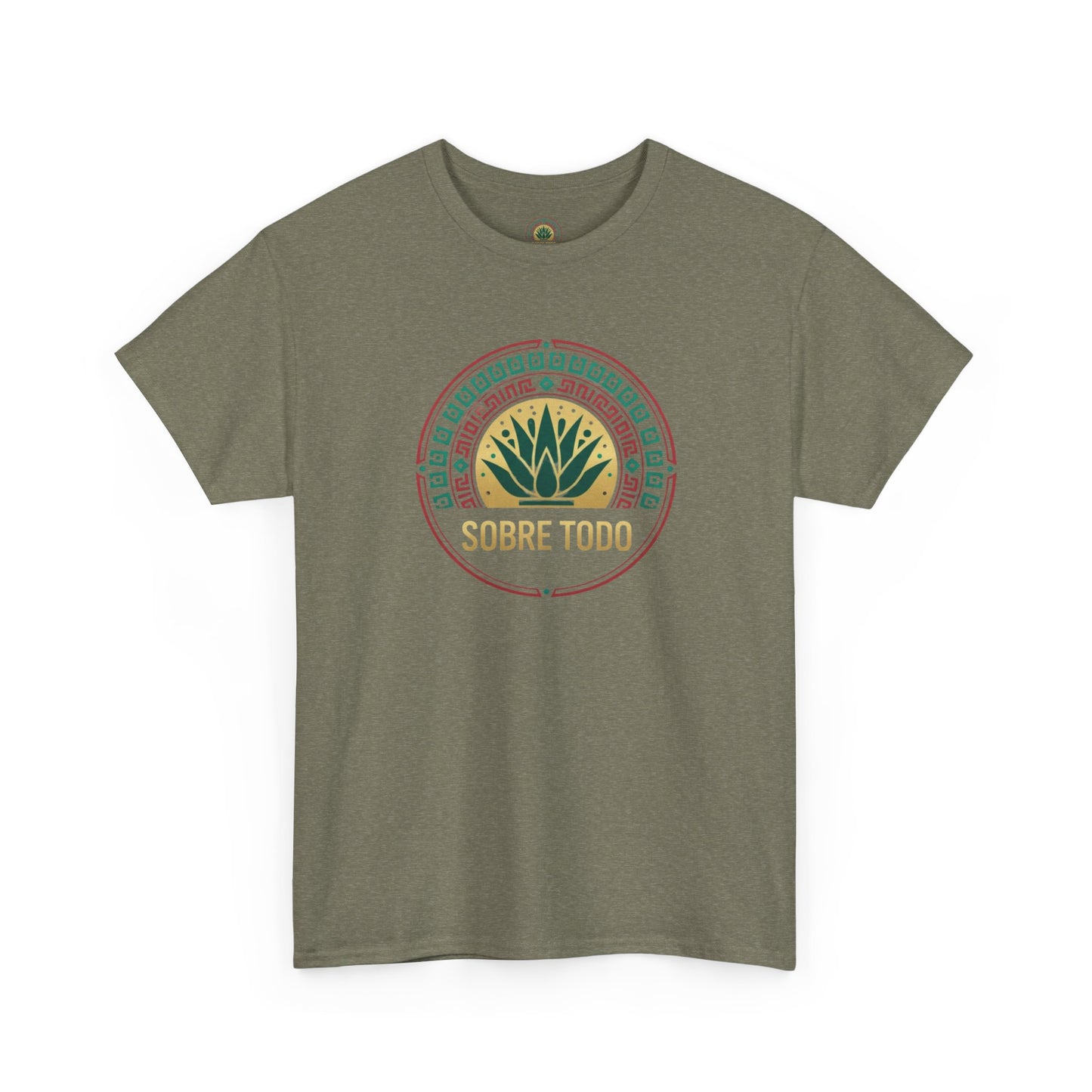 Sobre Todo - Onnit Logo "Dig Deep, Sin Rajar" - Unisex Heavy Cotton Tee, Casual Wear, Fitness Apparel,Everyday Comfort