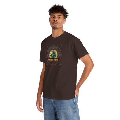Sobre Todo - Mexican Heritage Unisex Heavy Cotton Tee, Casual Tee, Culture Shirt, Travel T-Shirt, Graphic Tee