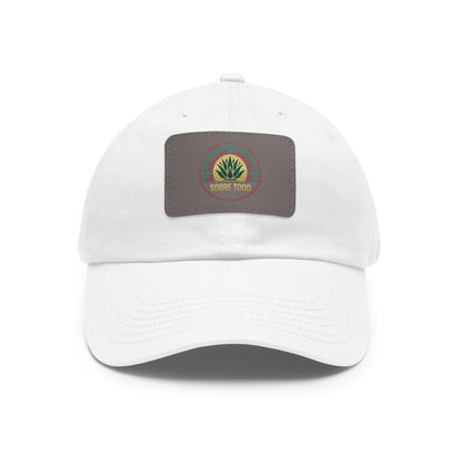 Sobre Todo - Dad Hat With Grey Leather Patch
