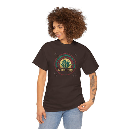 Sobre Todo - Mexican Heritage Unisex Heavy Cotton Tee, Casual Tee, Culture Shirt, Travel T-Shirt, Graphic Tee