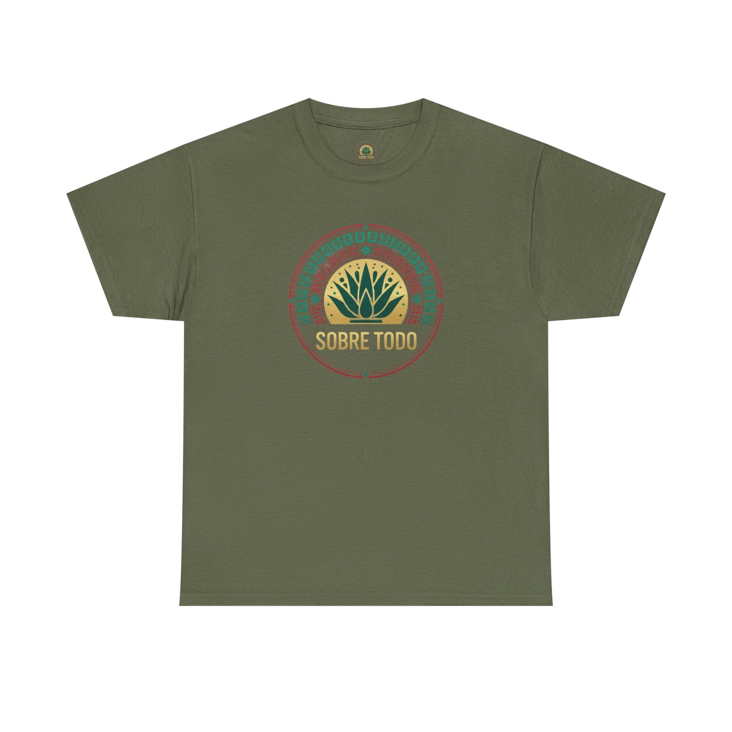 Sobre Todo - Onnit Logo "Dig Deep, Sin Rajar" - Unisex Heavy Cotton Tee, Casual Wear, Fitness Apparel,Everyday Comfort
