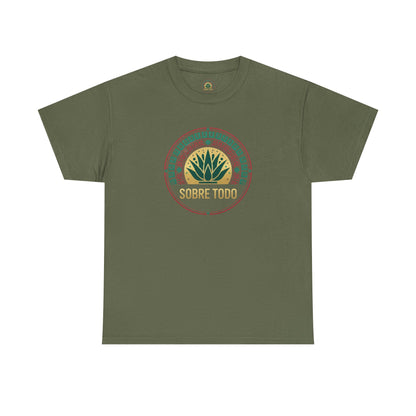 Sobre Todo - Onnit Logo "Dig Deep, Sin Rajar" - Unisex Heavy Cotton Tee, Casual Wear, Fitness Apparel,Everyday Comfort