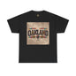 Sobre Todo - Oakland Floral Unisex Heavy Cotton Tee, Vintage Style Shirt, Casual Wear, Local Pride Apparel